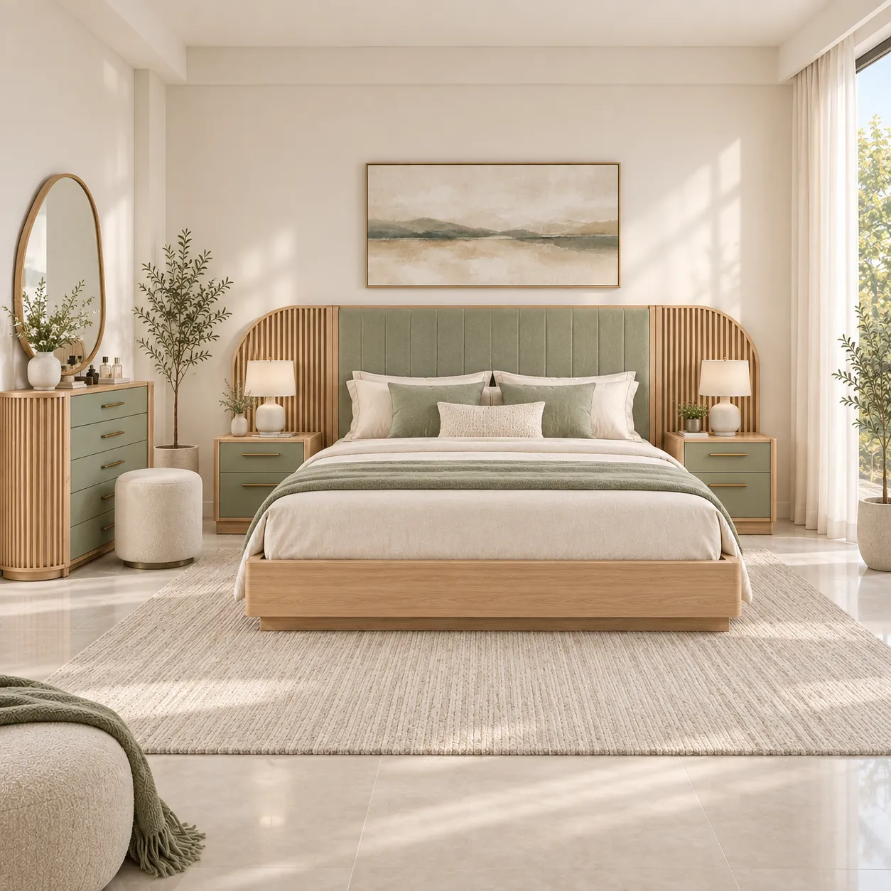 BB-106 Sage Arc Luxury Bedroom Set image 4